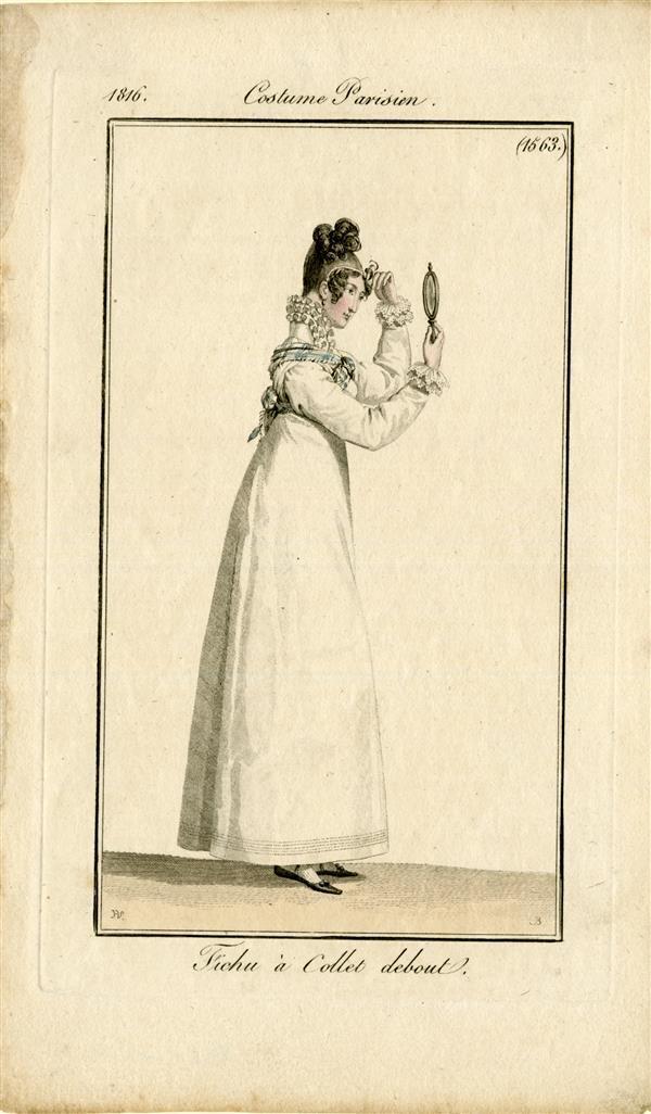 Costume Parisien 'Fichu à collet debout'