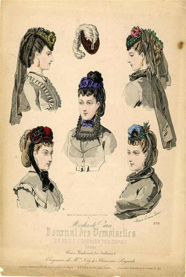 Modes de Paris, Journal des Demoiselles et Petit Courrier des Dames Réunis