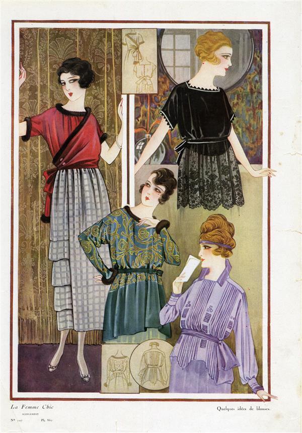 La Femme chic, Quelques idées de blouses