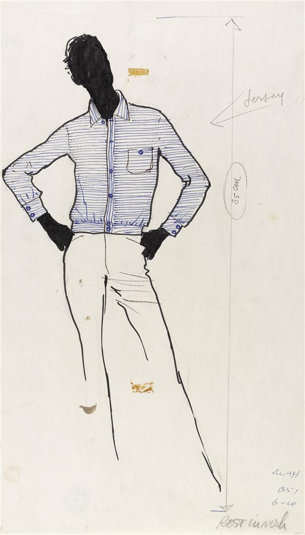 'Blouson and middyline'