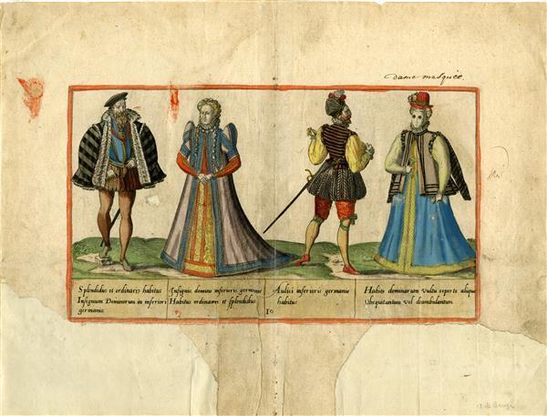 Vier kostuums