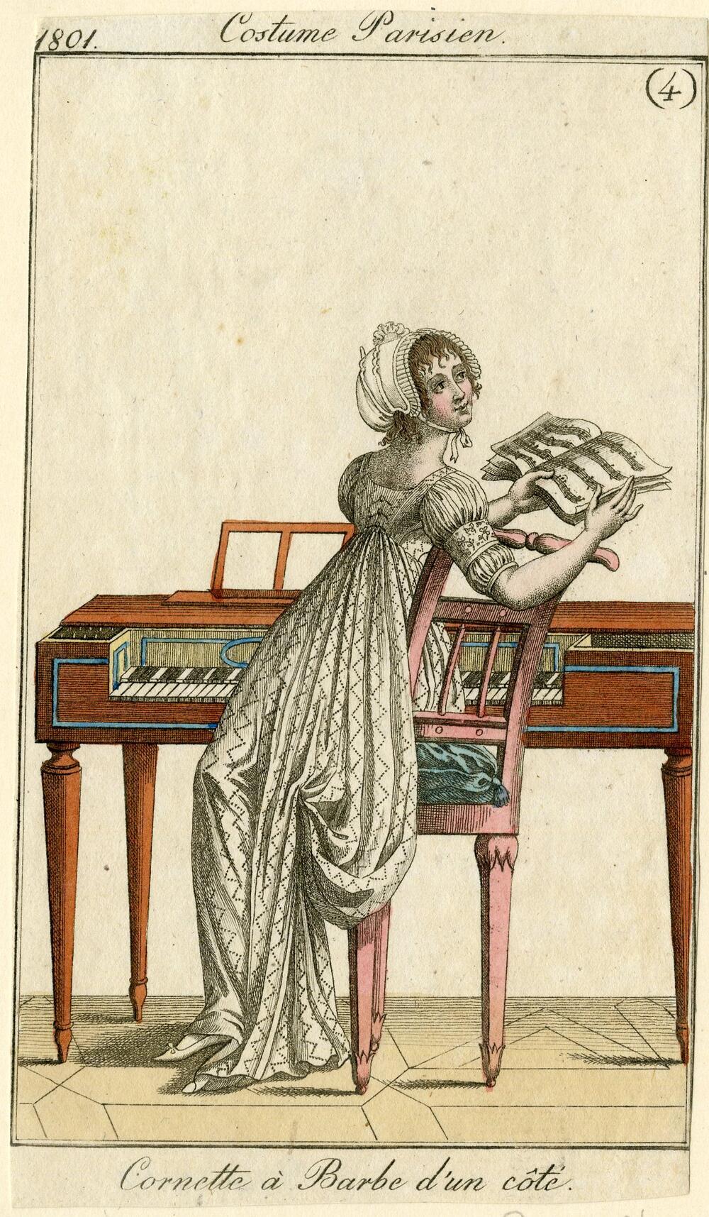 Costume Parisien 'Cornette à Barbe d'un côte'