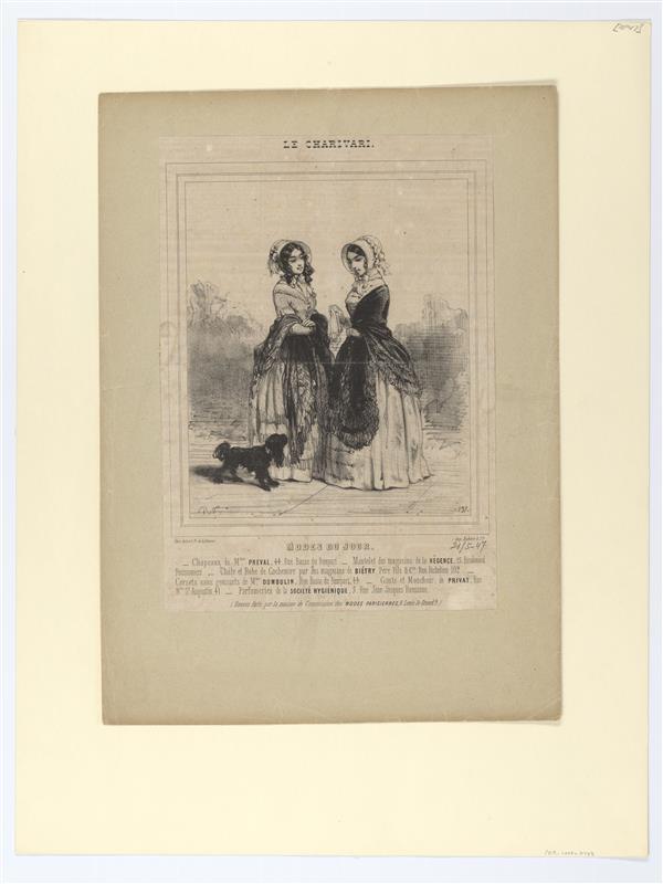 Le Charivari, Modes du Jour