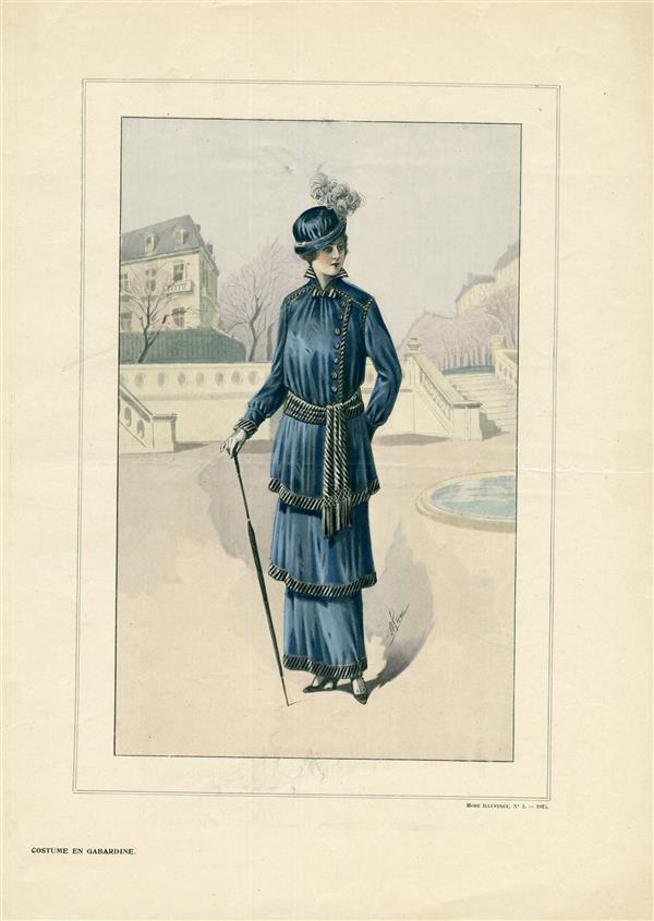 Costume en Garbardine
