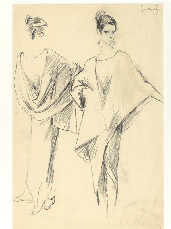 Hubert de Givenchy/Cristóbal Balenciaga - avondtoilet