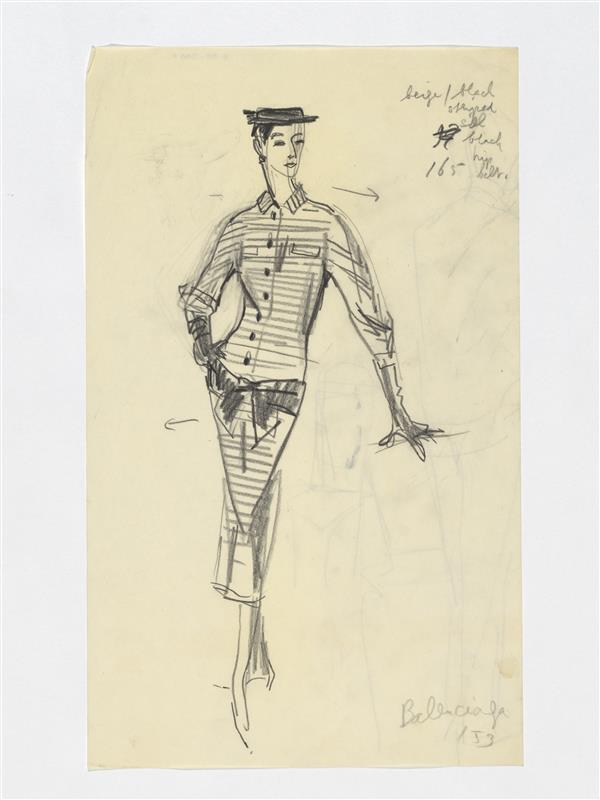 Balenciaga - gestreepte tailleur