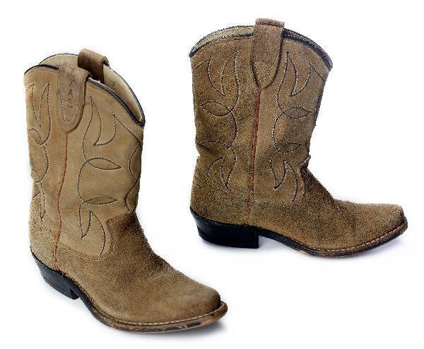 Een paar zogenaamde jongens Texaslaarsjes