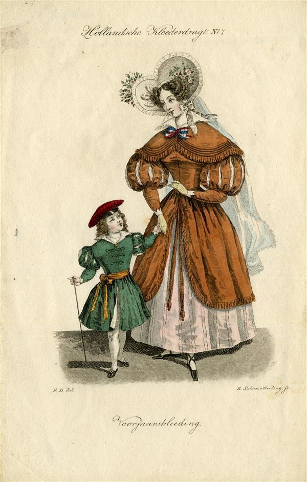 Hollandsche Kleederdragt no. 7, Voorjaarkleding