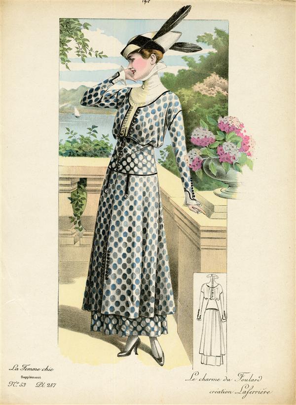 La Femme Chic, Le charme du Foulard, Création Laferrière