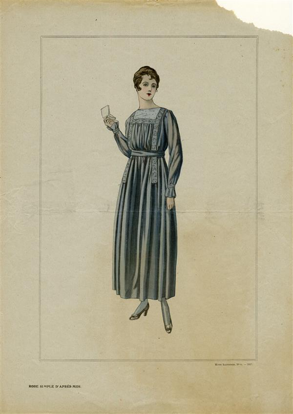 Robe simple d'apres-midi