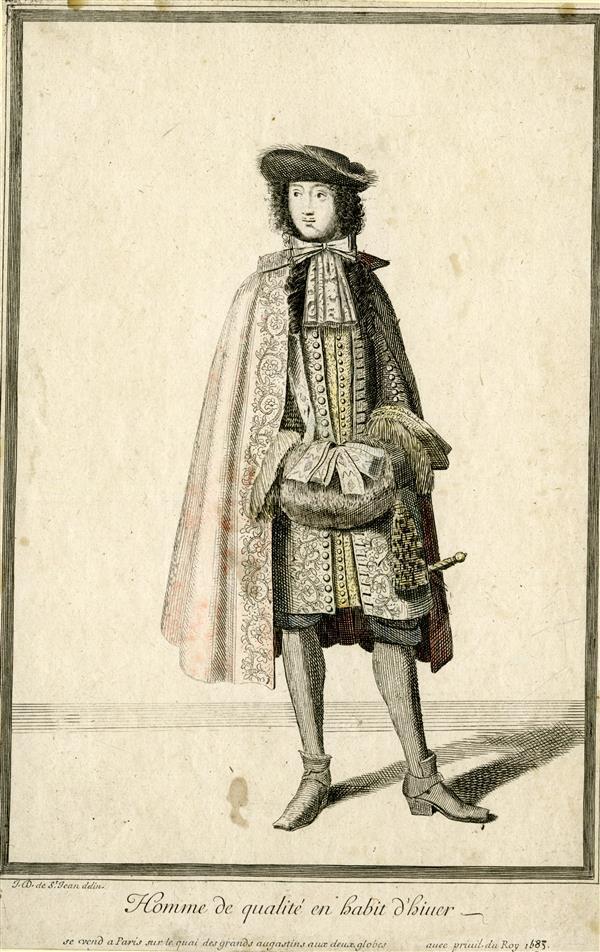 Homme de qualité en habit d'hiuer