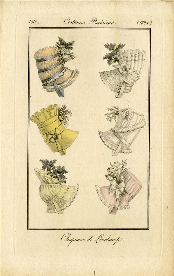 Costumes Parisiens 'Chapeaux de Lonchamp'