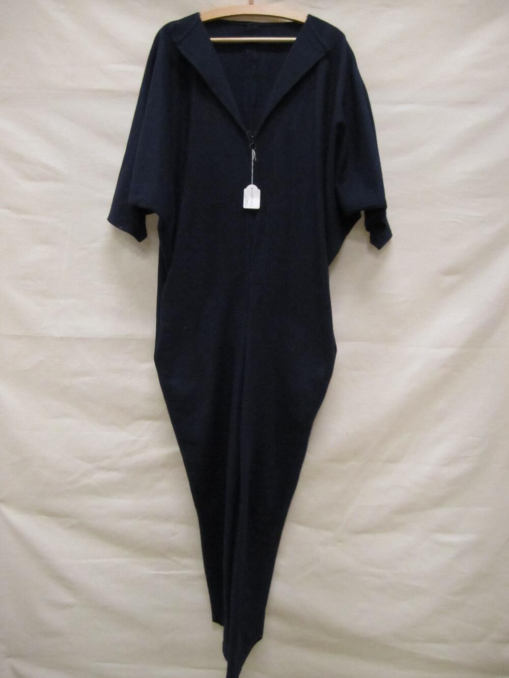 Jumpsuit van blauwe wol, onderdeel van ensemble