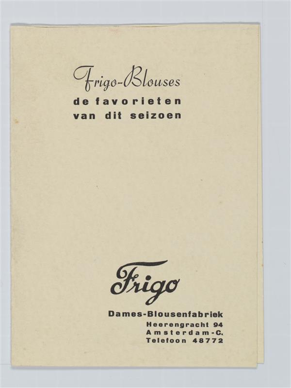 Folder voor Frigo