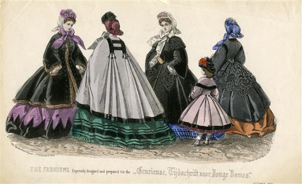 The Fashions, Expressly designed for the 'Gracieuse, Tijdschrift voor Jonge Dames'