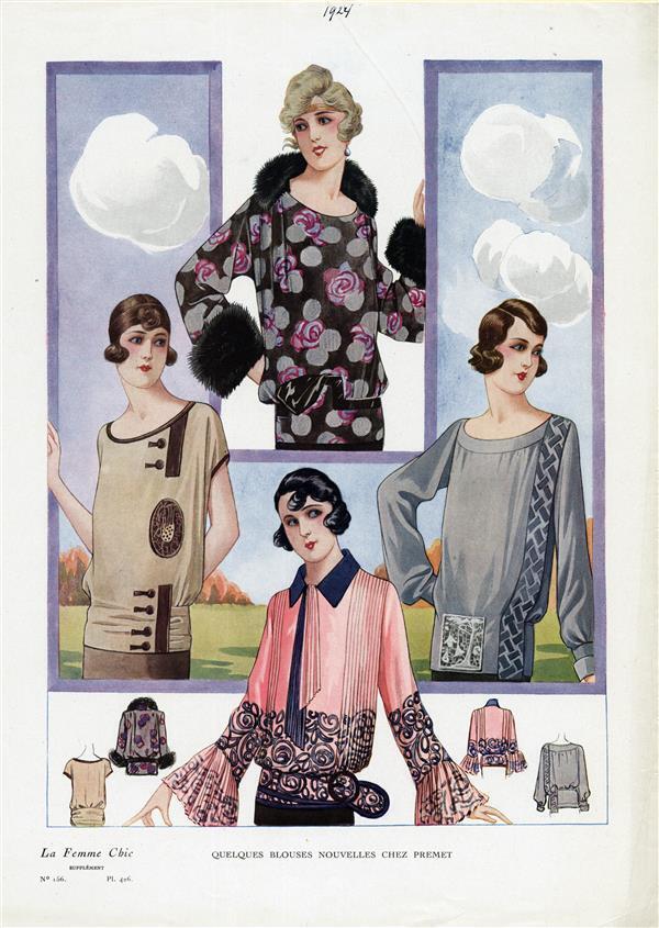 La Femme Chic, Quelques blouses nouvelles chez premet