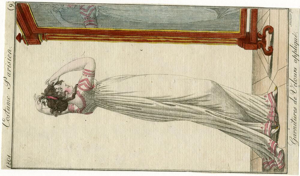 Costume Parisien 'Garnitures de Velours appliqué'