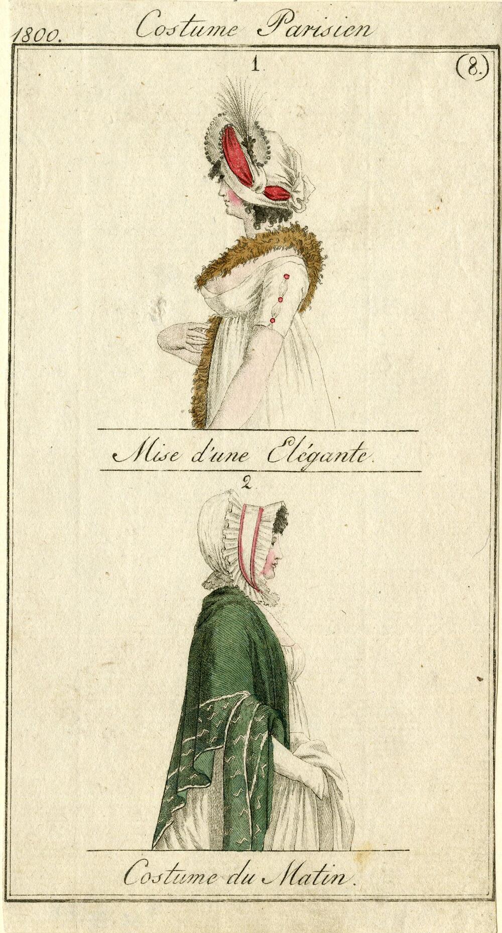 Costume Parisien 'Mise d'une Elégante, Costume du Matin'