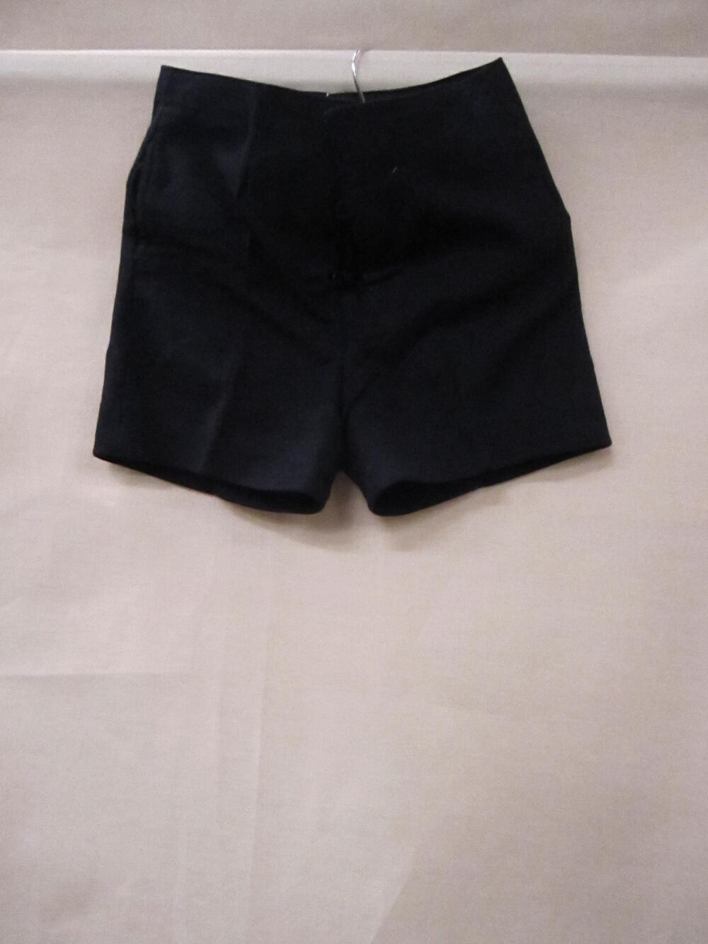 Korte broek (jongen) met steekzakken van donkerblauwe wol