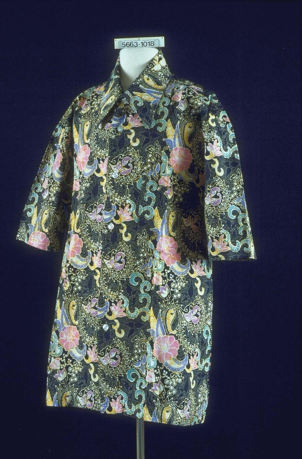 Mannenoverhemd vol florale motieven