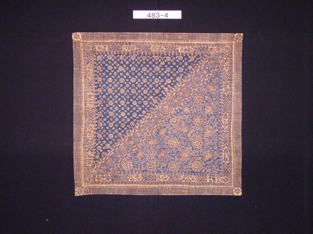 Katoenen hoofddoek voor mannen met florale motieven