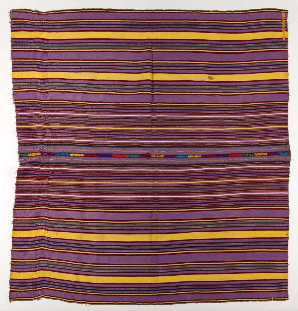 Gestreepte paarse doek