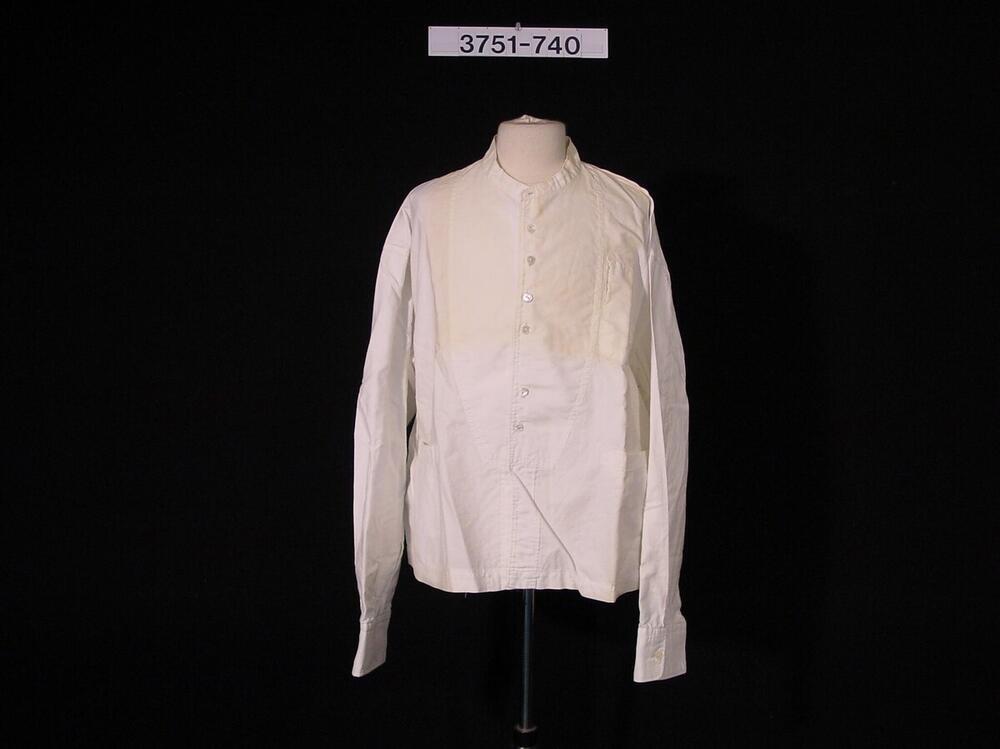 Mannenshirt van wit katoen