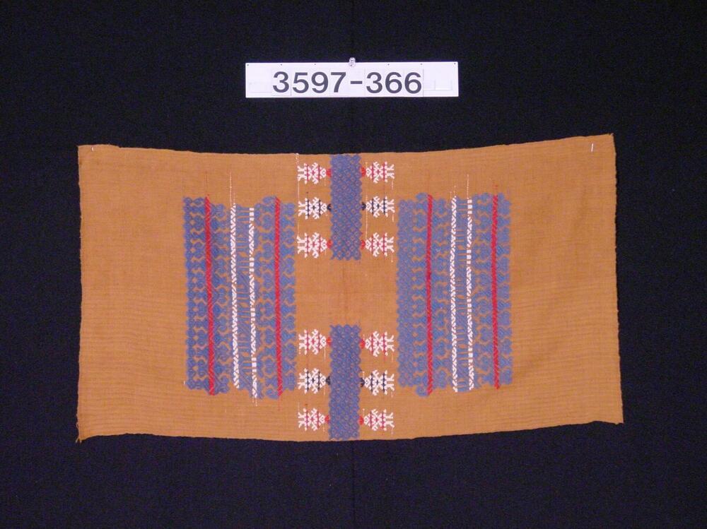 Katoenen doek met ingeweven motieven