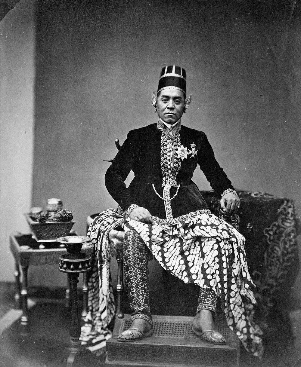 Sultan Hamangkoe Boewono VI van Jogjakarta (1855-1877).
