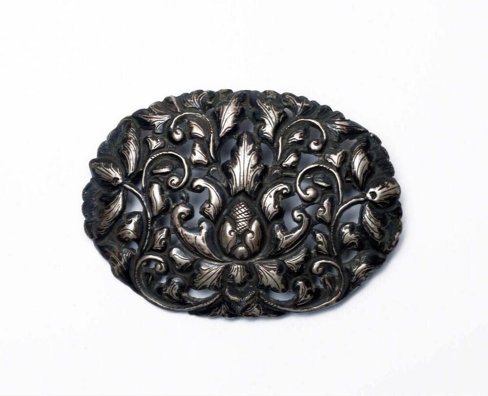 Zilveren broche