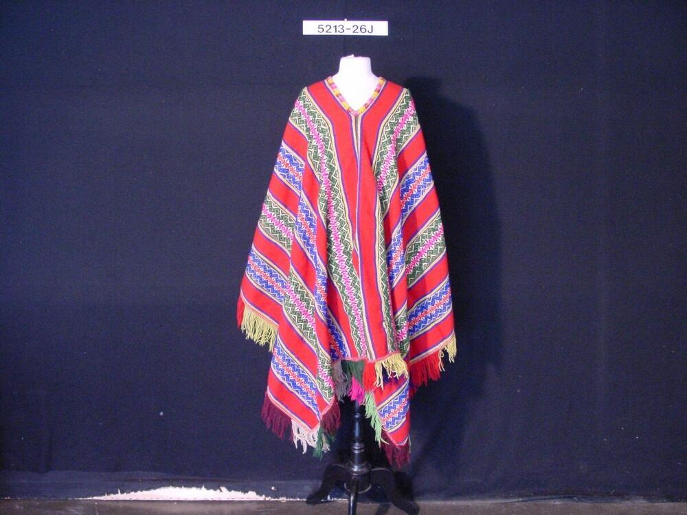 Poncho, onderdeel van muzikantenkostuum