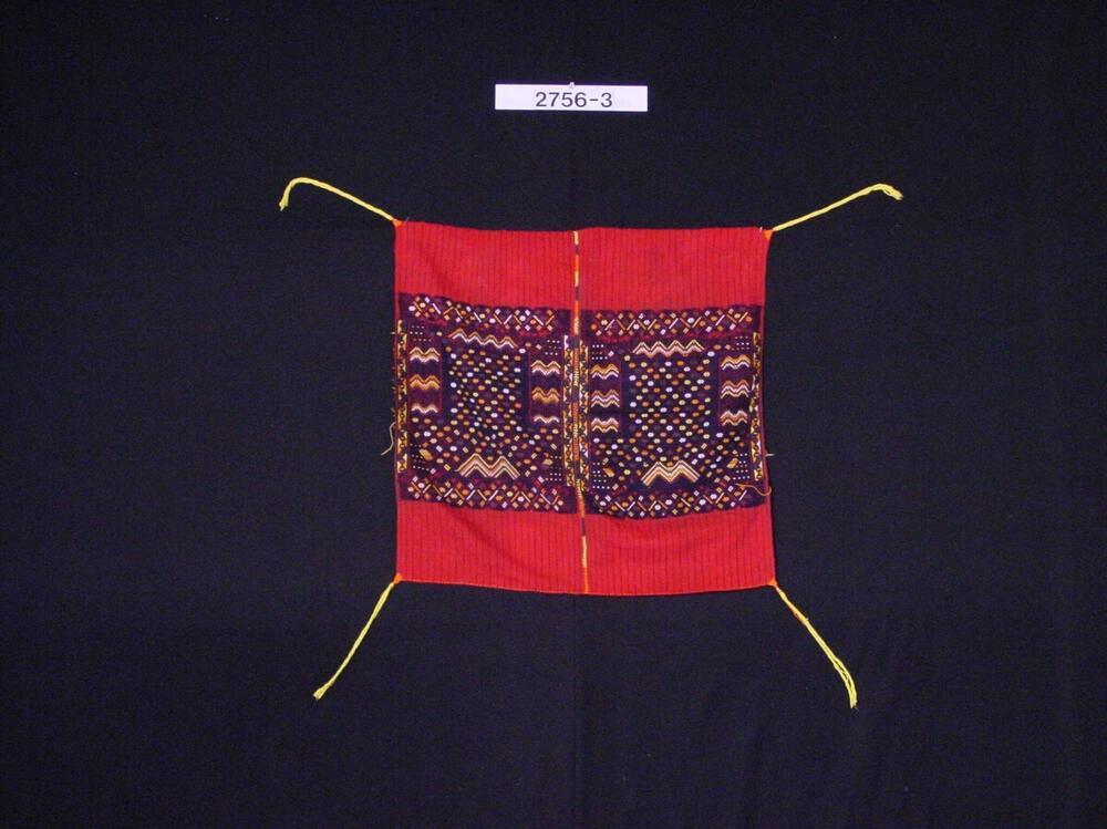 Katoenen mannenhoofddoek met ingeweven motieven