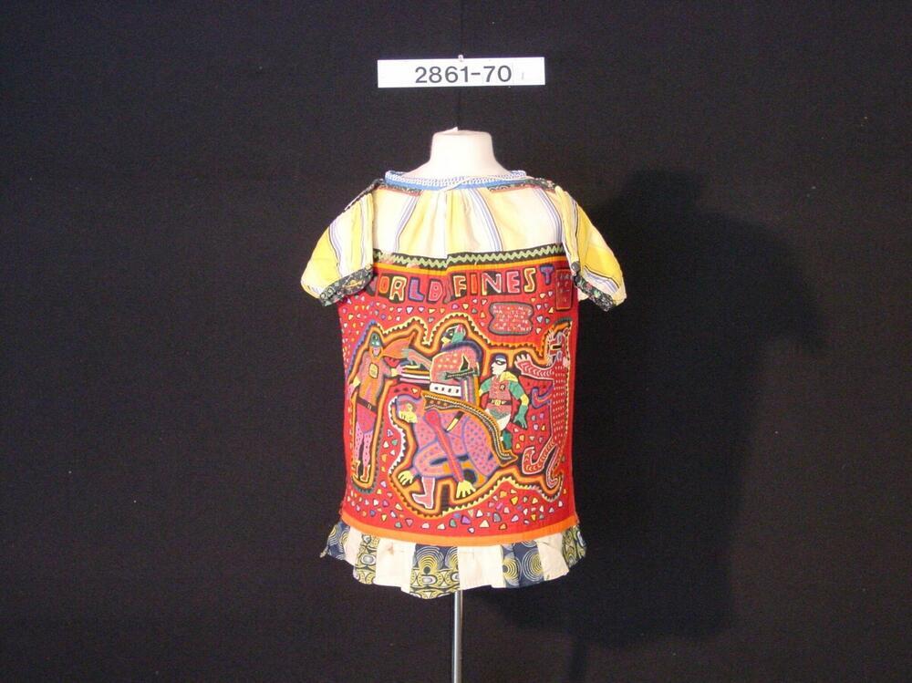 Katoenen vrouwenblouse met appliqué versieringen
