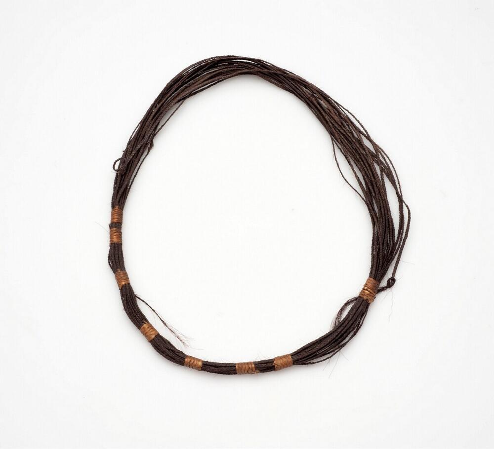 Headband made of human hair