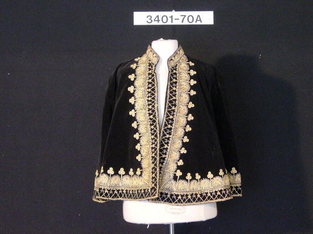 Fluwelen cape