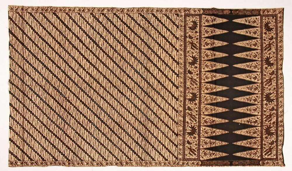 Katoenen heupdoek, versierd met het parang-ngesti motief