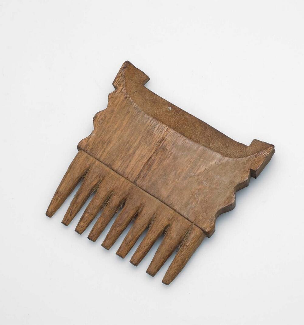 Houten haarkam