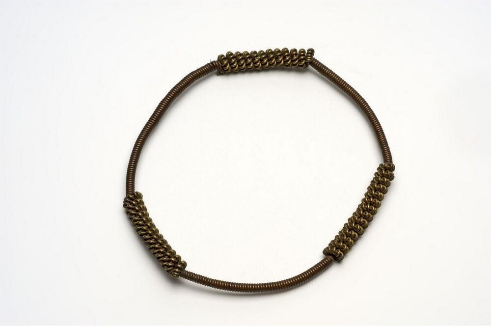 Armband van koperdraad