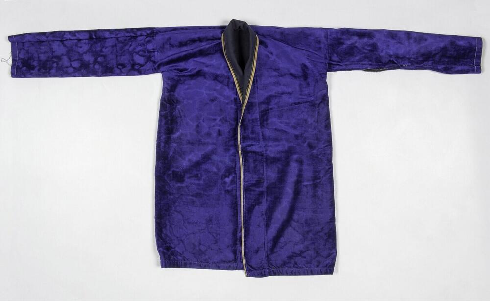 Blauwpaars velours vrouwenjakje