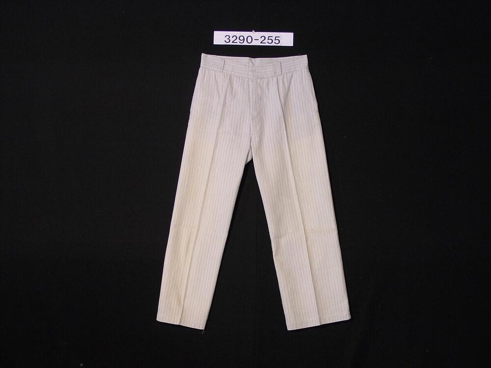 Grijze gestreepte pantalon