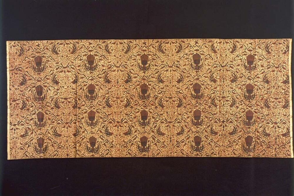 Gebatikte katoenen doek
