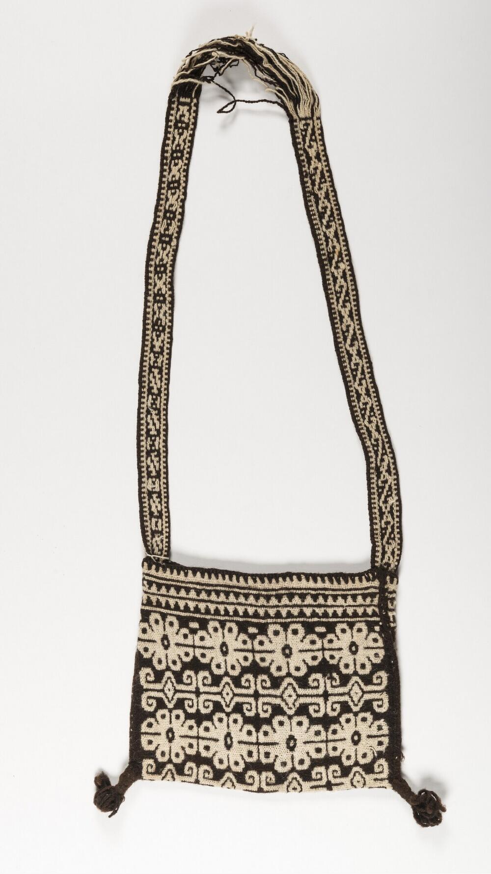 Geweven tas met draagband
