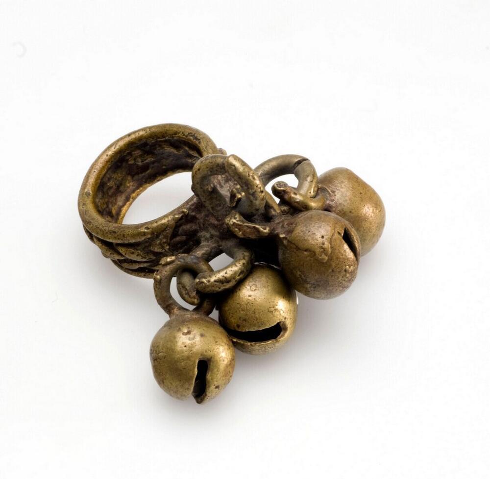Geelkoperen ring voor mannen