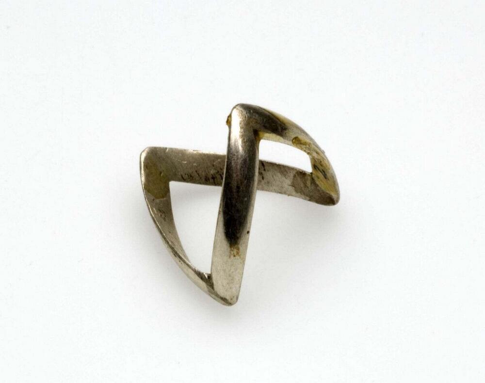 Zilveren ring van omgesmolten dollarstukken