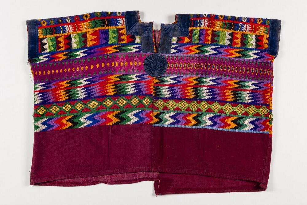 Huipil met geometrische motieven