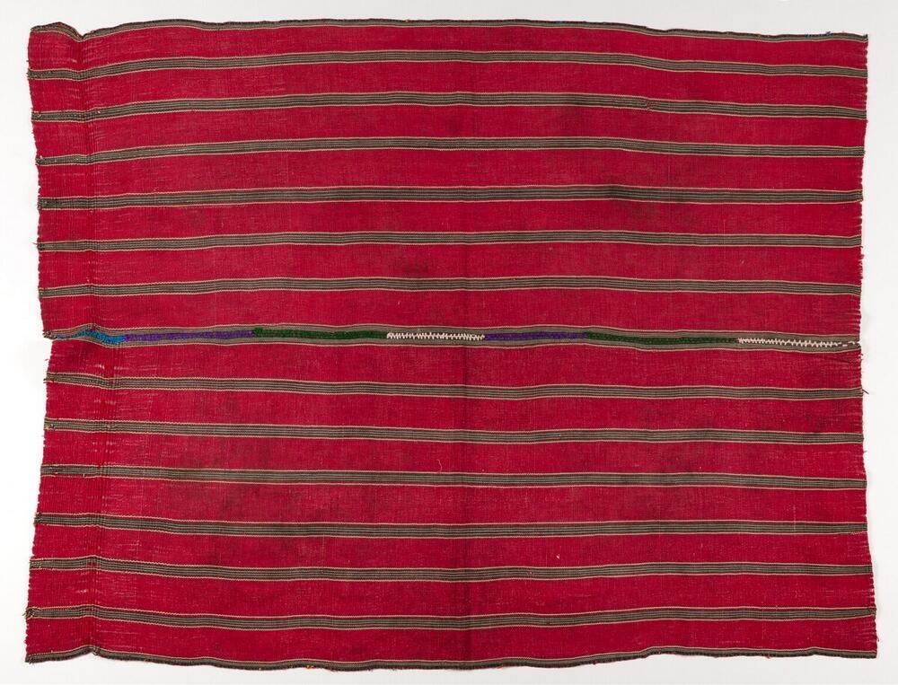 Gestreepte rode doek