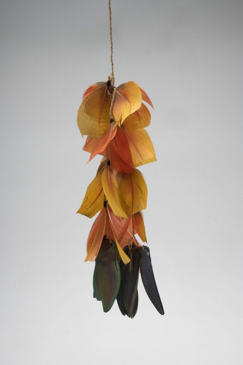 Dance ornament made of beetle wing-cases