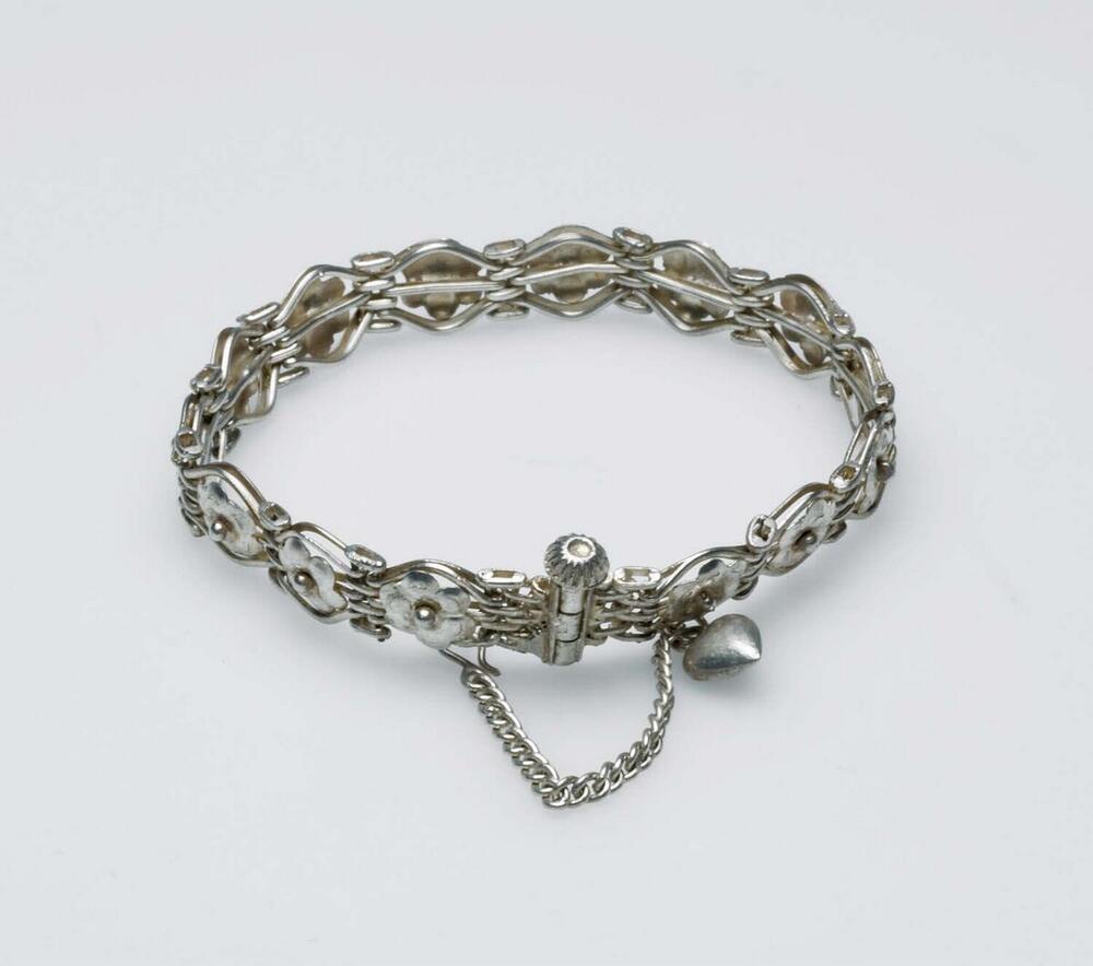 Zilveren schakelarmband