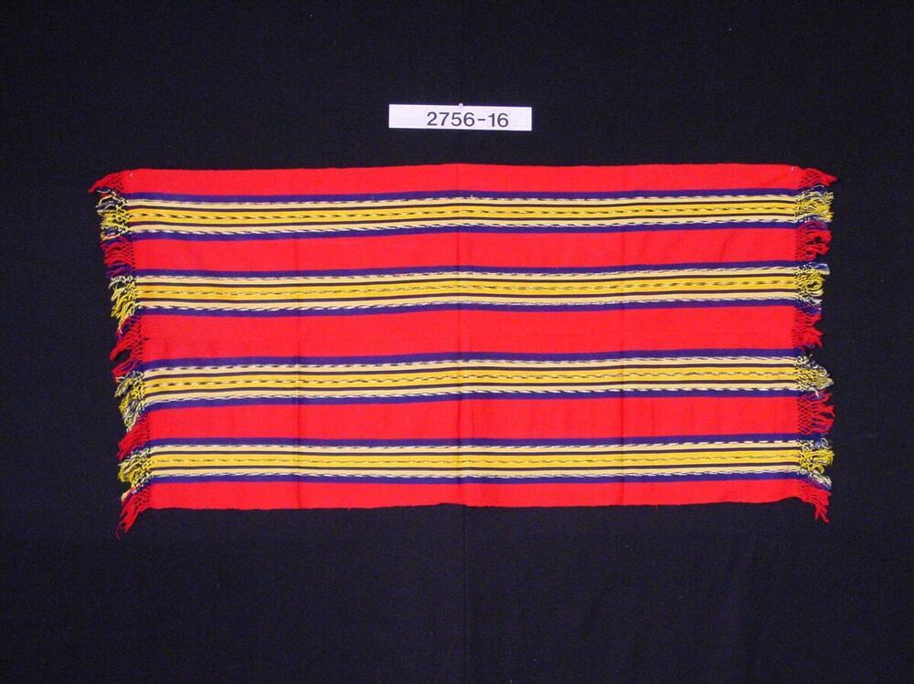 Hoofddoek met streepmotief