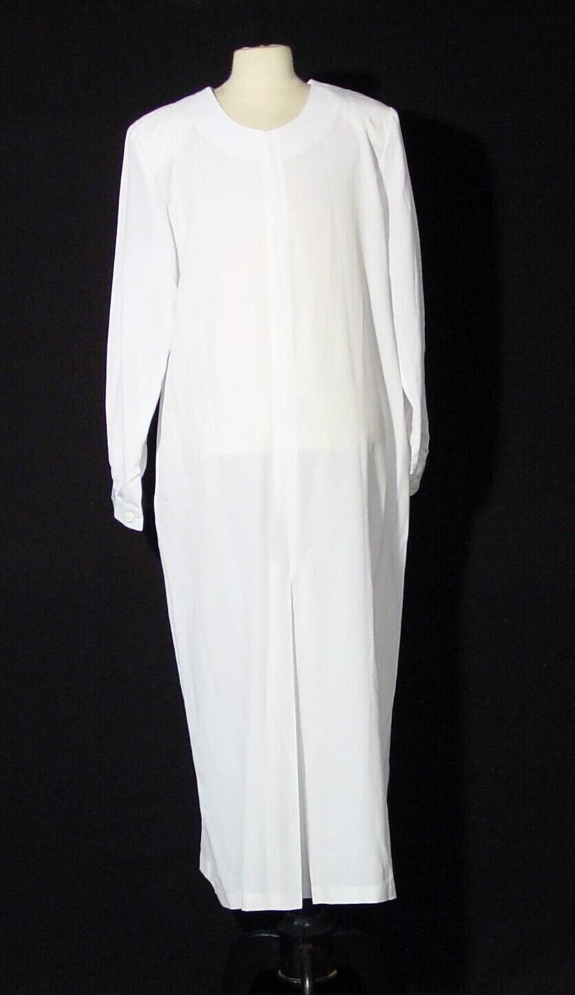 Dress, part of a costume for a Muslim woman who has made the pilgrimage to Mecca